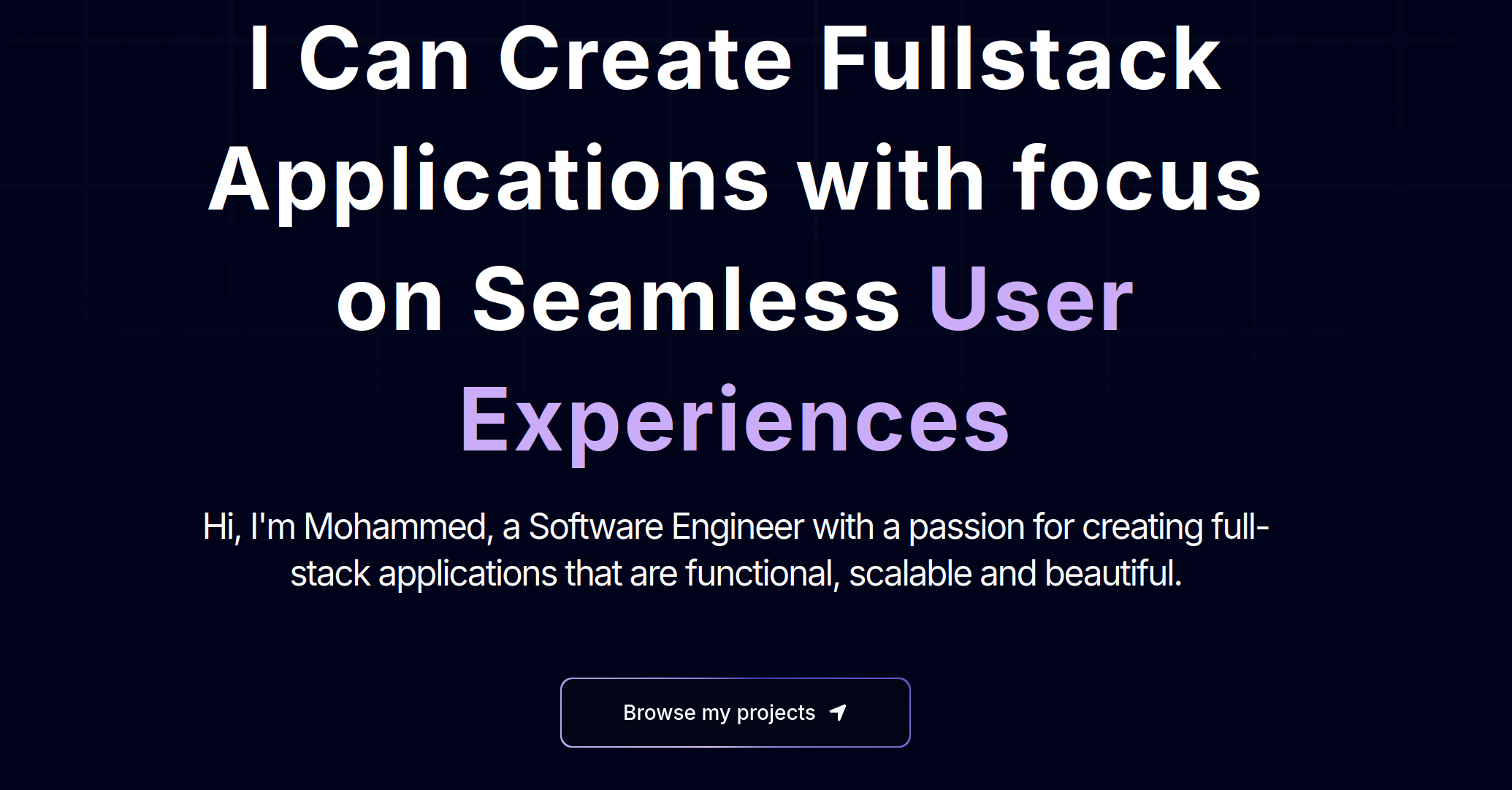 Portfolio Showcase Website